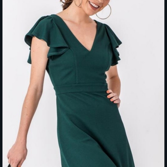 FAVLUX Little green drees - Picture 1 of 7